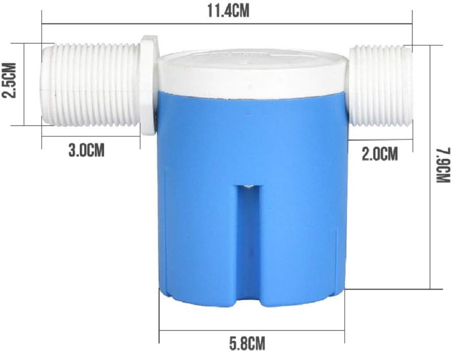 WANLIAN 3/4" side-entry built-in/built-in embedded float valve water level control for solar tank Side