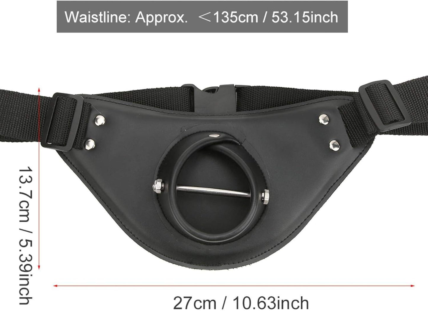 Fishing Belt Rod Holder, Stand up Fish Fighting Holder Adjustable 360 Degree for Accessories