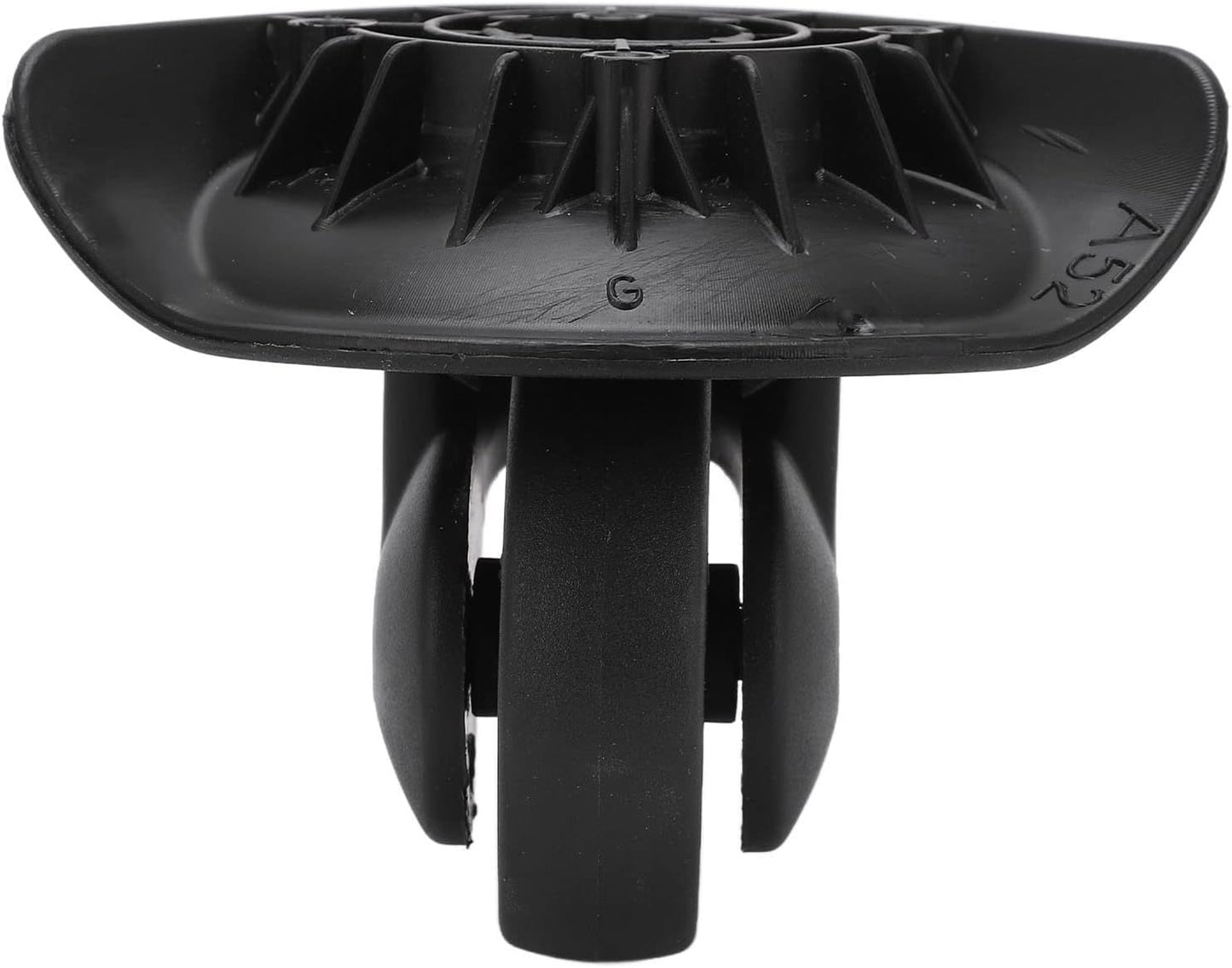 1 Pair Luggage Suitcase Wheels, Universal Replacement Wheels for Mute Swivel Casters Black