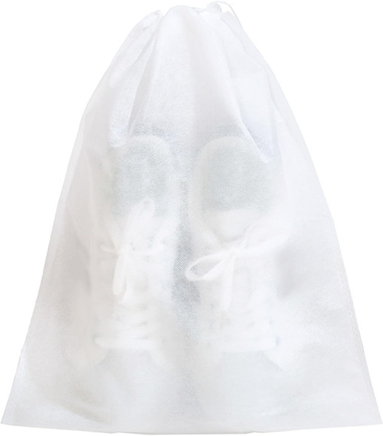 Clear Shoe Bag, Shoes Drawstring Bag Storage Protector Travel Covers for Packing(Middle)