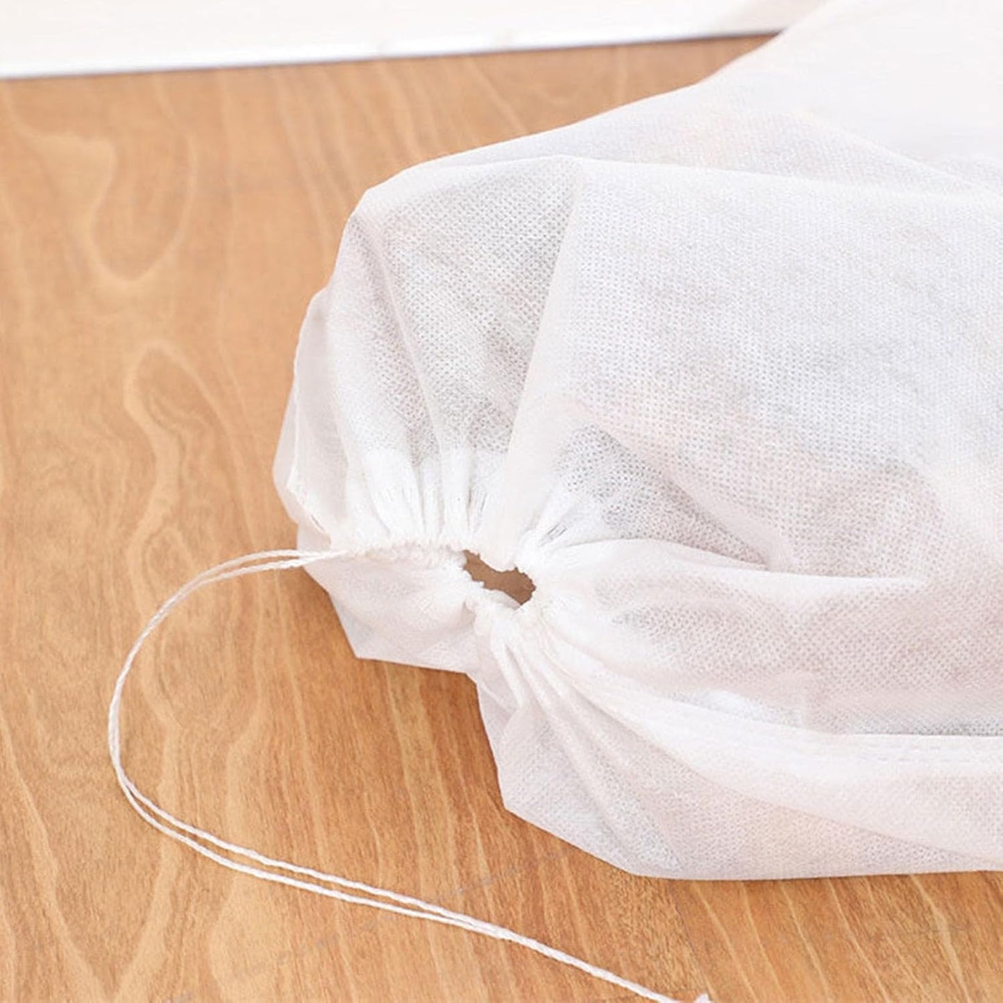 Clear Shoe Bag, Shoes Drawstring Bag Storage Protector Travel Covers for Packing(Middle)