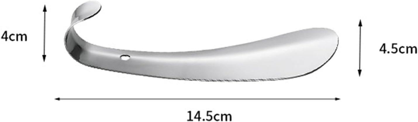 Metal Shoe Horn, Travel Horn Stainless Steel Helper Stick Portable Horns Spoon for Women