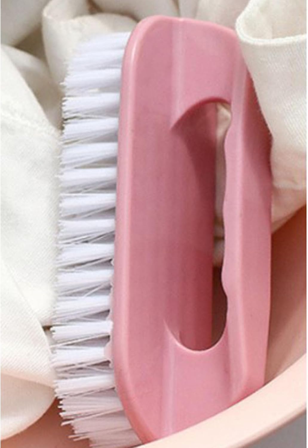 Scrub Brush, 2 Pack Soft Bristle Brush Laundry Shoes Scrubbing Household Cleaning Brushes Small for Bathroom
