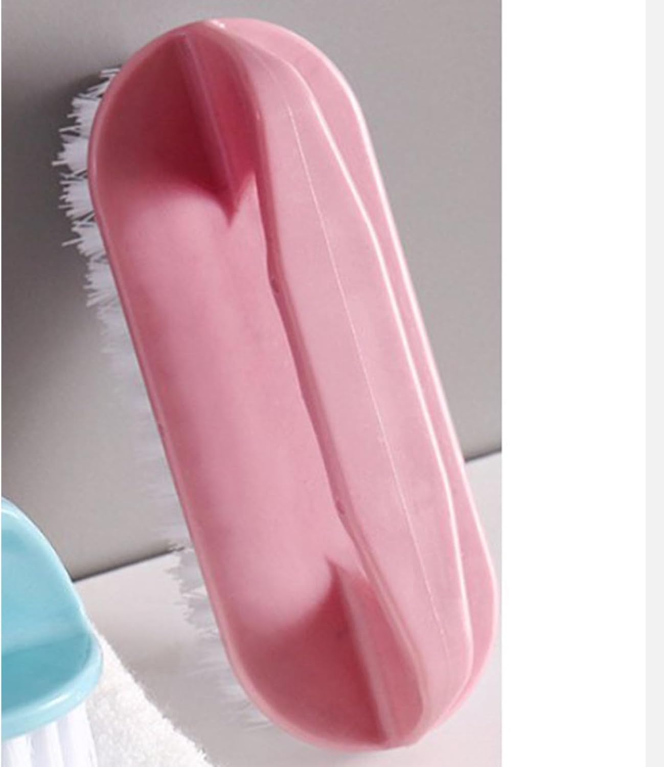 Scrub Brush, 2 Pack Soft Bristle Brush Laundry Shoes Scrubbing Household Cleaning Brushes Small for Bathroom