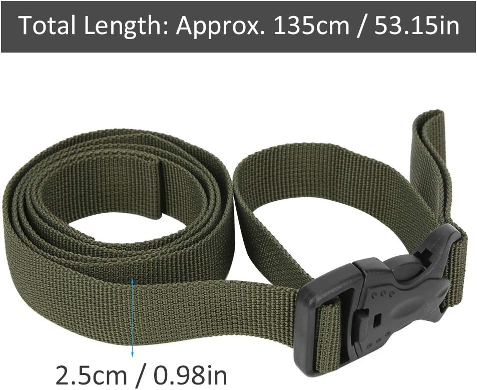4PCS Backpack Straps, Straps with Buckles Hip Belt Replacement Double Safety Buckle Baggage Packing Suitcase Fixed Rope for Outdoor