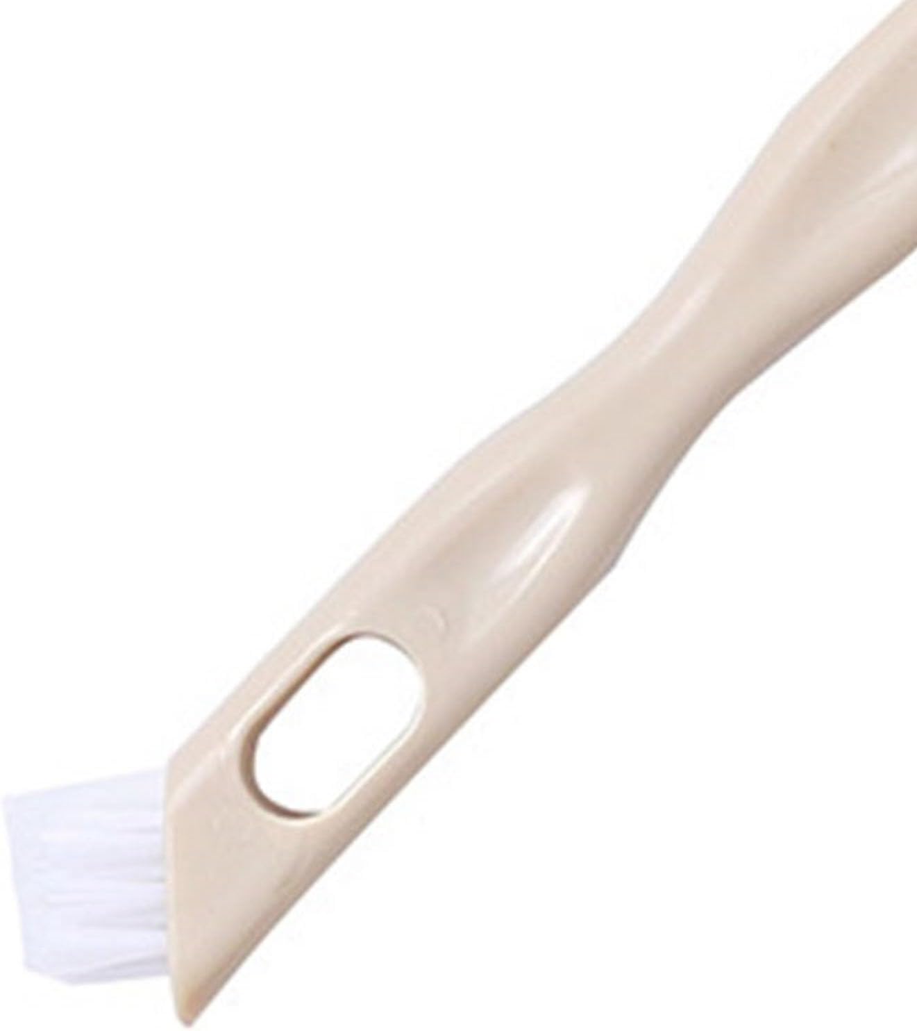 Sneaker Cleaner Brush, Multi Functional Shoe Brush Double Sided Washing Plastic Scrub for Stains (beige)