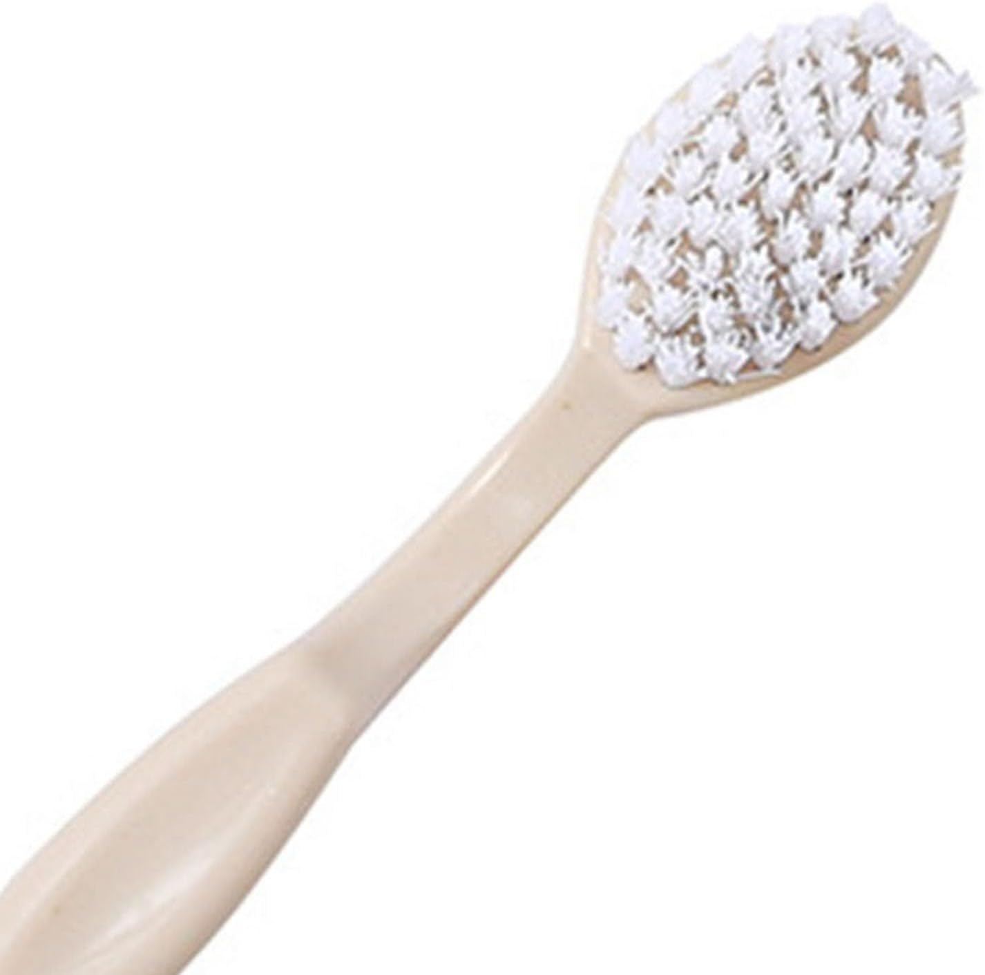 Sneaker Cleaner Brush, Multi Functional Shoe Brush Double Sided Washing Plastic Scrub for Stains (beige)