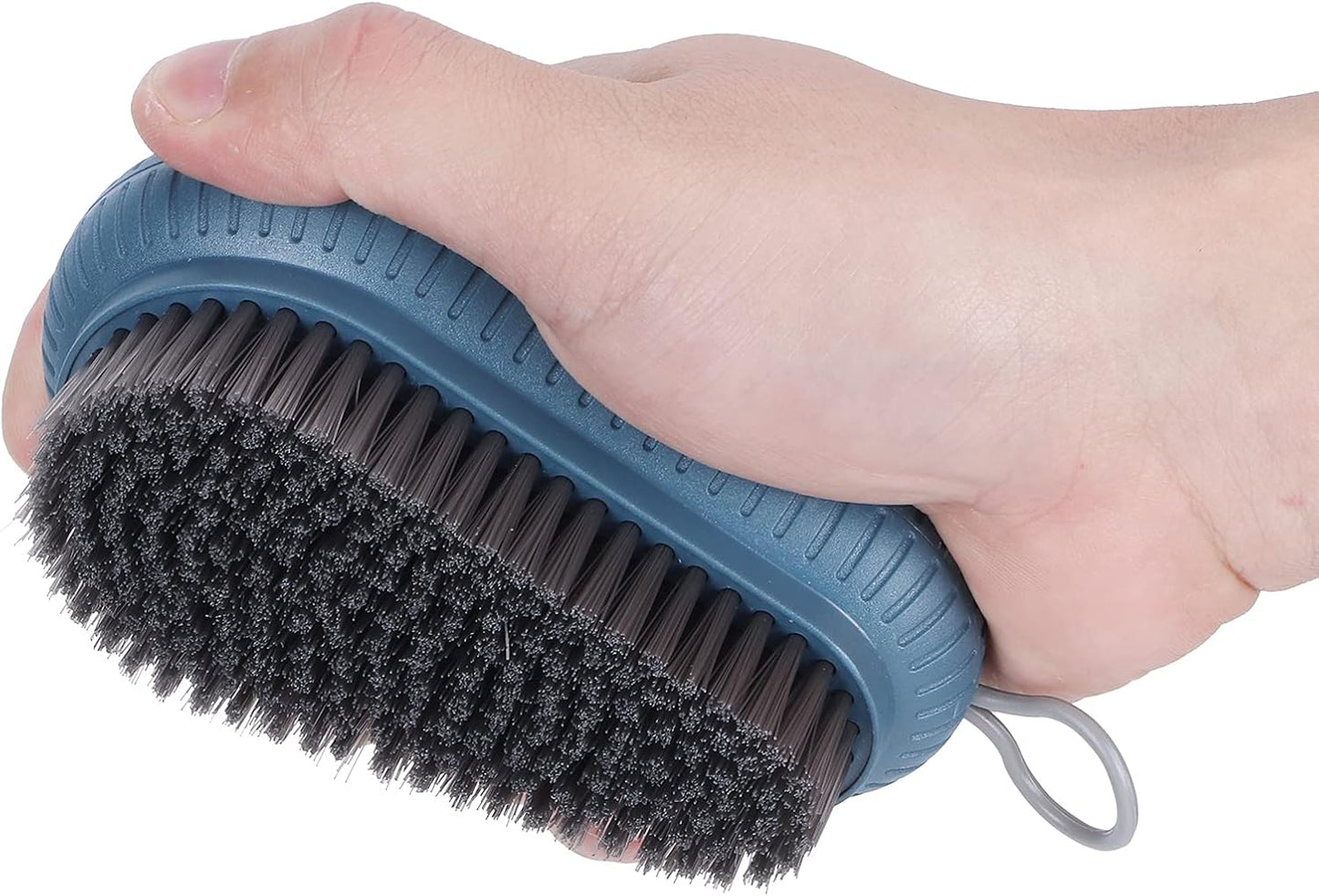 Shower Cleaner Brush, Soft Bristle Cleaning Brush Bath Scrubber for Laundry Stains Clothes Shoe Household Tools Blue