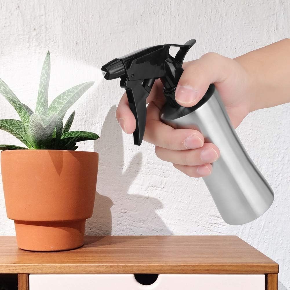 Fine Mist Plant Mister,250ML Mister Spray Bottle Stainless Steel Sprayer,Small Watering Can Pot Private Flower Water
