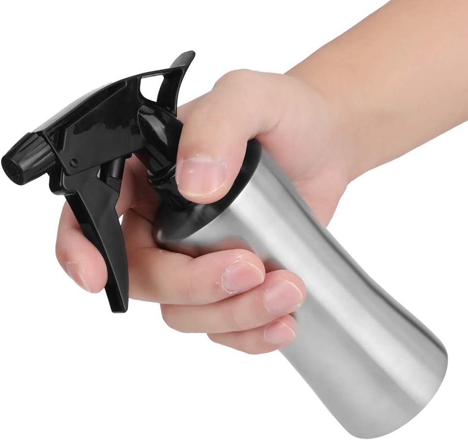 Fine Mist Plant Mister,250ML Mister Spray Bottle Stainless Steel Sprayer,Small Watering Can Pot Private Flower Water