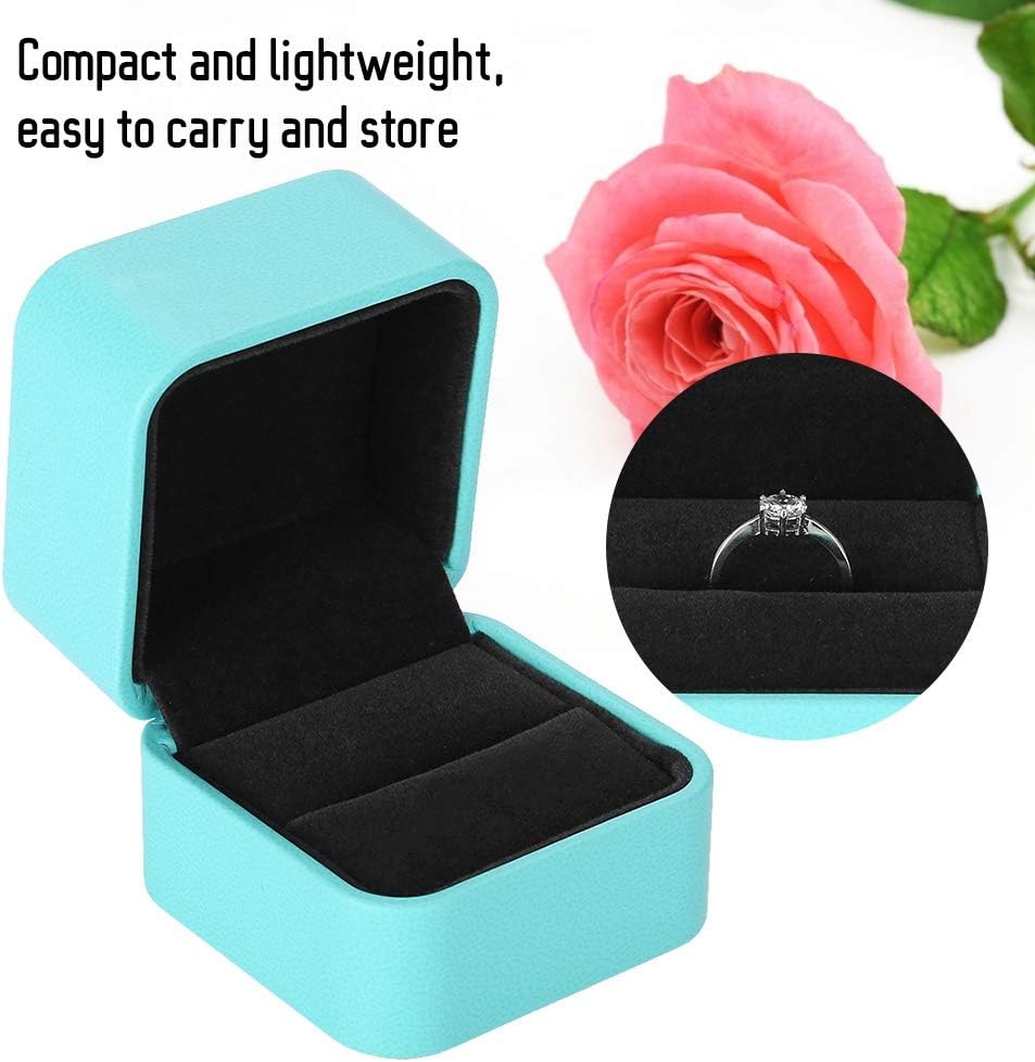 Jewelry Travel Case,Small Box Small Organizer,PU Leather Mini Case for Women Girls(A)