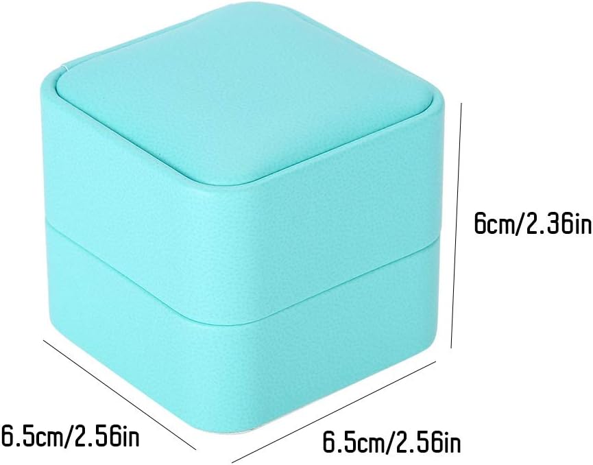 Jewelry Travel Case,Small Box Small Organizer,PU Leather Mini Case for Women Girls(A)
