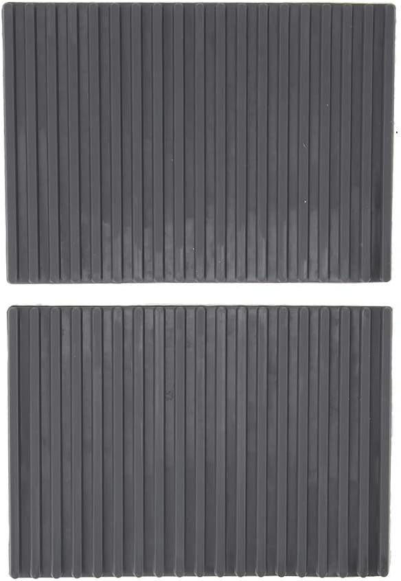 Small Soldering Mat 2pcs, Rubber Repair Work 4.1x5.6in Heat Resistant Antislip Station Pad Watch Tools Storage for Repairing Maintenance