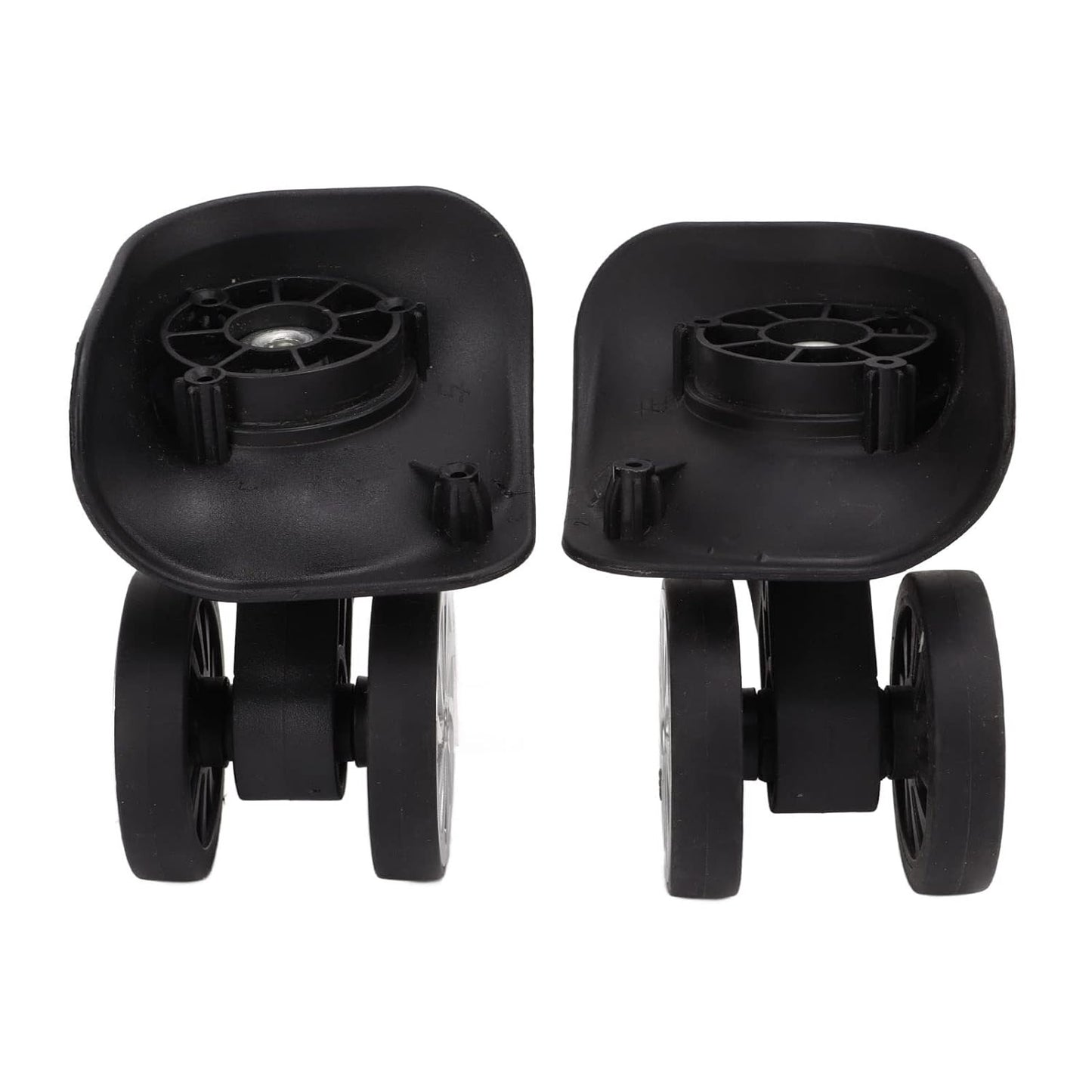 Heavy Duty Plate Casters, 2 Inch Caster Wheels Luggage Replacement Suitcase Repair Wheel for Trolley Case