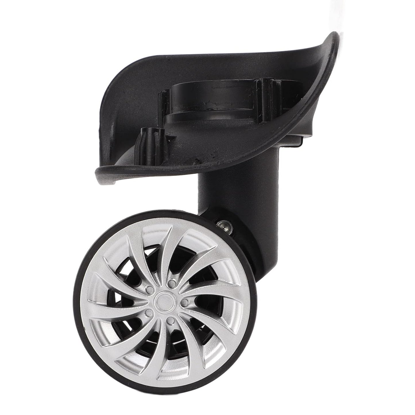 Heavy Duty Plate Casters, 2 Inch Caster Wheels Luggage Replacement Suitcase Repair Wheel for Trolley Case