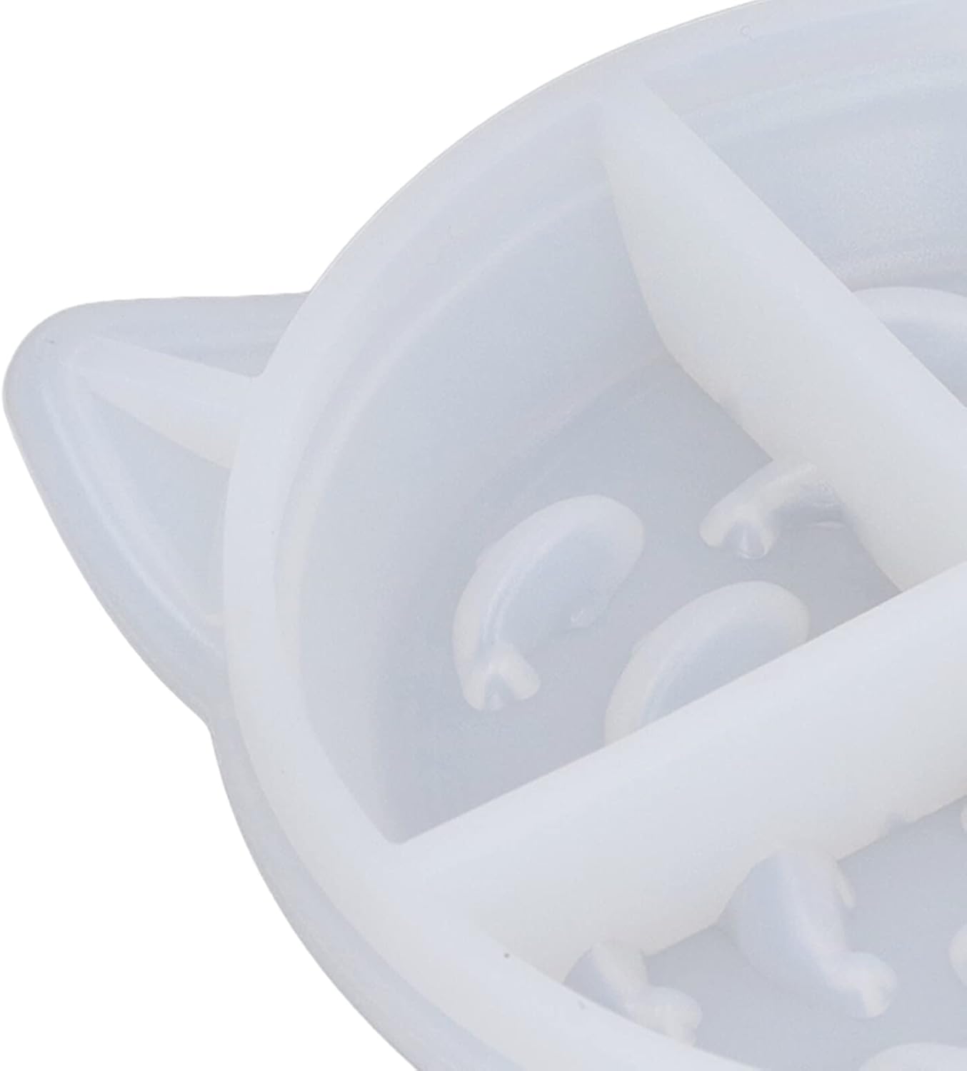 Epoxy Resin Mold, Silicone Dog Bowl Molds Slow Feeder Food Bowls Water Plate Mould for Small Medium Dogs Cats Puppy(cat)