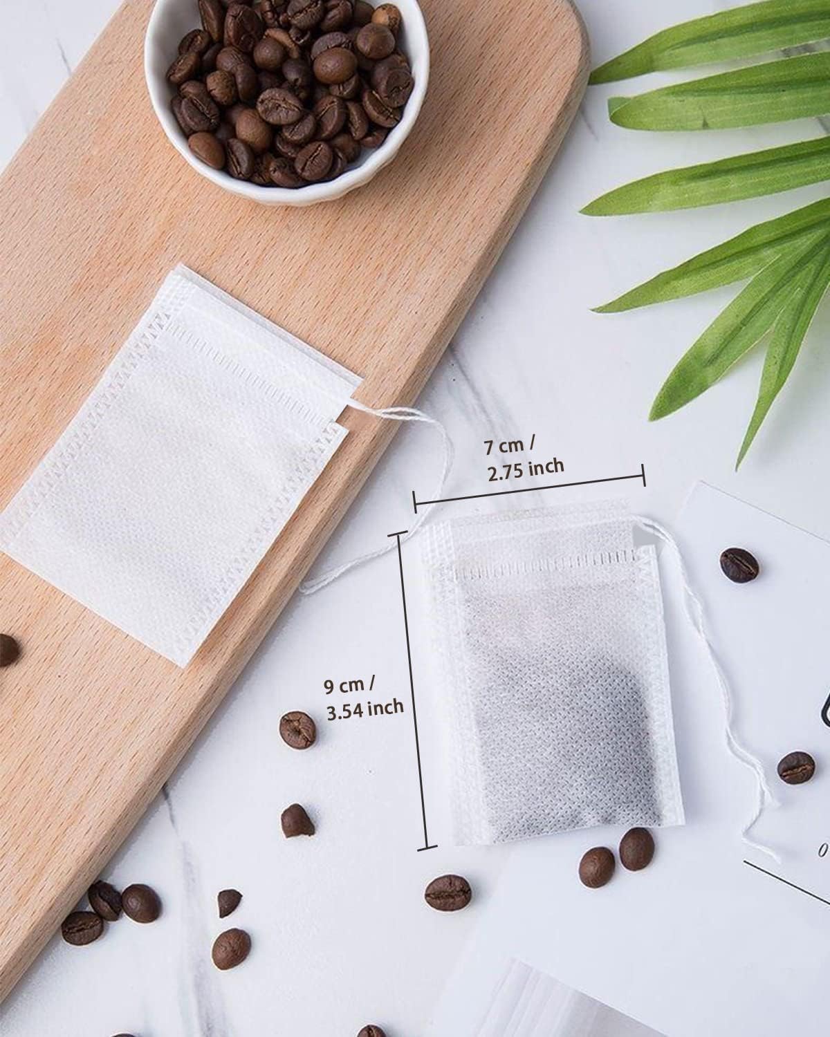 Theemaker tea bags-200 pieces-7*9cm-disposable loose tea bags-tea filter bag-for loose tea-loose leaf tea-coffee-herbs-herb