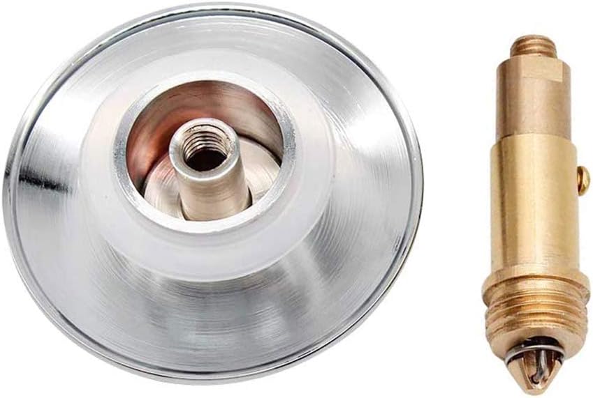 Pop-up click waste plug - sink drain stopper - brass slotted drain button - suitable for bathroom sink