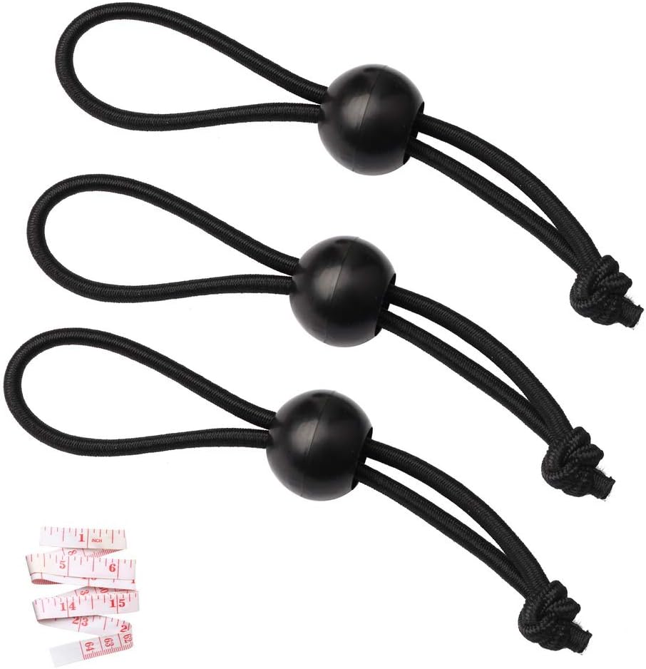 12 Black sailcloth bungee balls for banners - sailcloths - pavilions - tents - bungee hooks - stalls - flagpoles