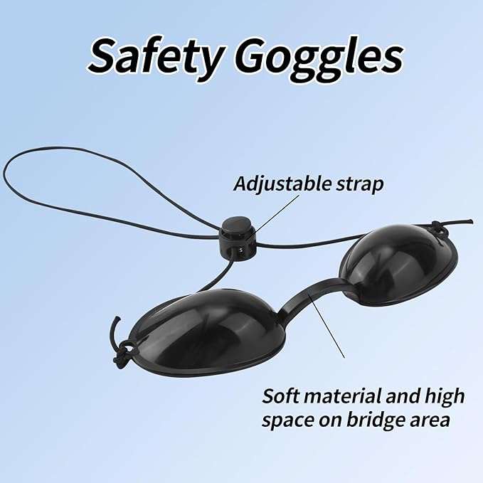 2 pairs of protective glasses for eye protection against red light - tanning glasses for women - tanning glasses for sunbathing