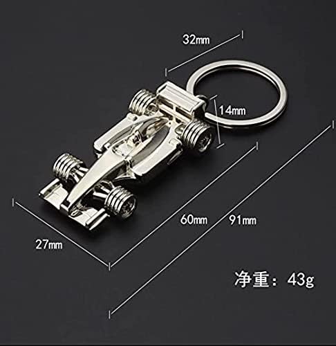 Silver racing keychain for Father's Day, birthday, Christmas for racing fans, 1 sport F1 keychain, keychain accessories Formula 1 gift for boys or men