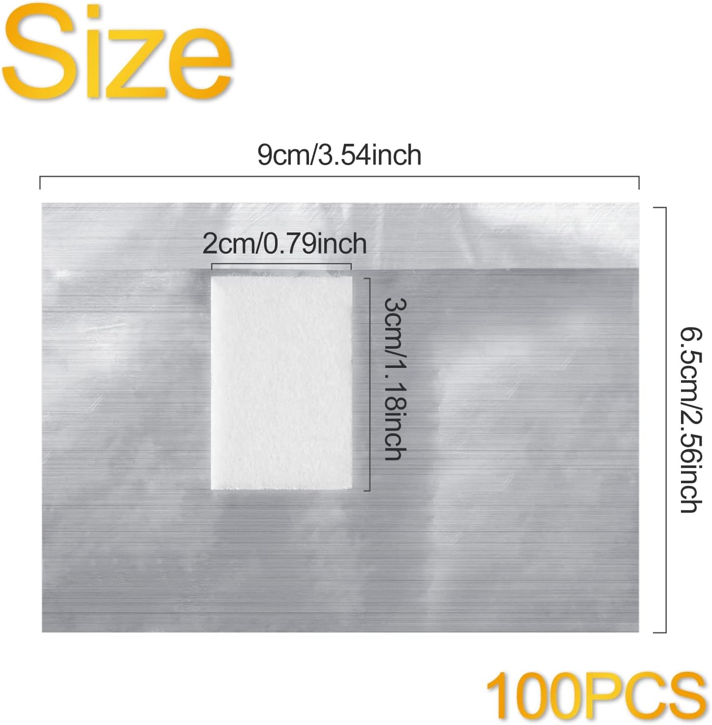 100 foil nail stickers, foil for gel nails, nail foil remover with pre-installed lint-free cotton pads for manicure and pedicure, nail art cleaner