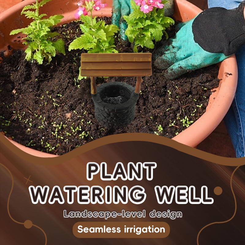 Self-watering flower pot insert - Automatic drip irrigation stakes for indoor and outdoor plants - Resort Plant Watering System - Slow watering stakes for potted plants