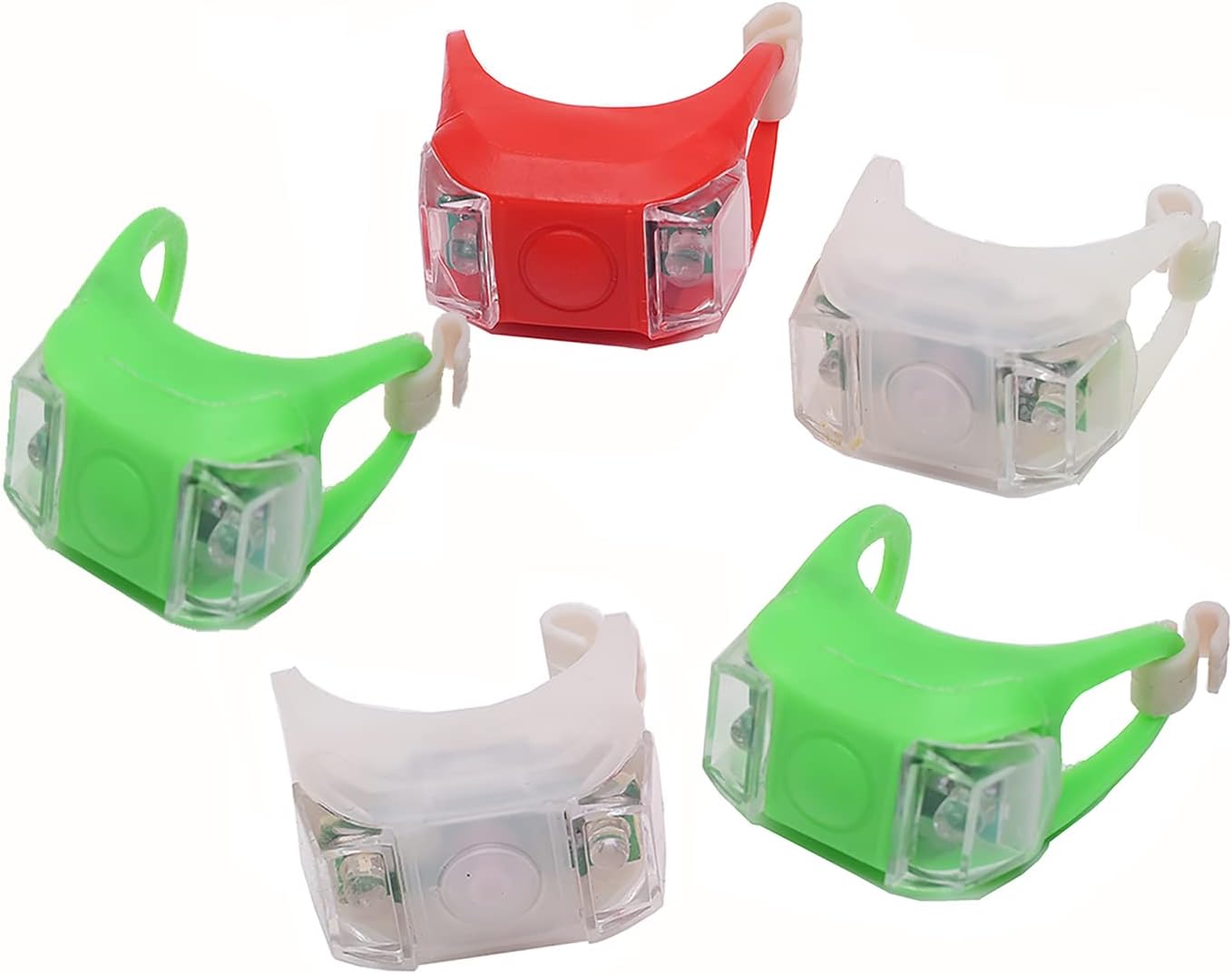 LED navigation light - For bow and stern - LED emergency light - LED night fishing light - Bike light - Outdoor bike light - Warning tail light - Night riding light - 5 3-colour