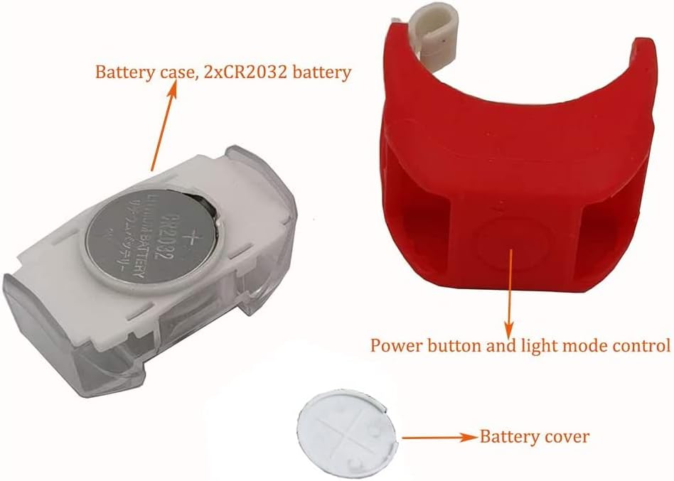 LED navigation light - For bow and stern - LED emergency light - LED night fishing light - Bike light - Outdoor bike light - Warning tail light - Night riding light - 5 3-colour