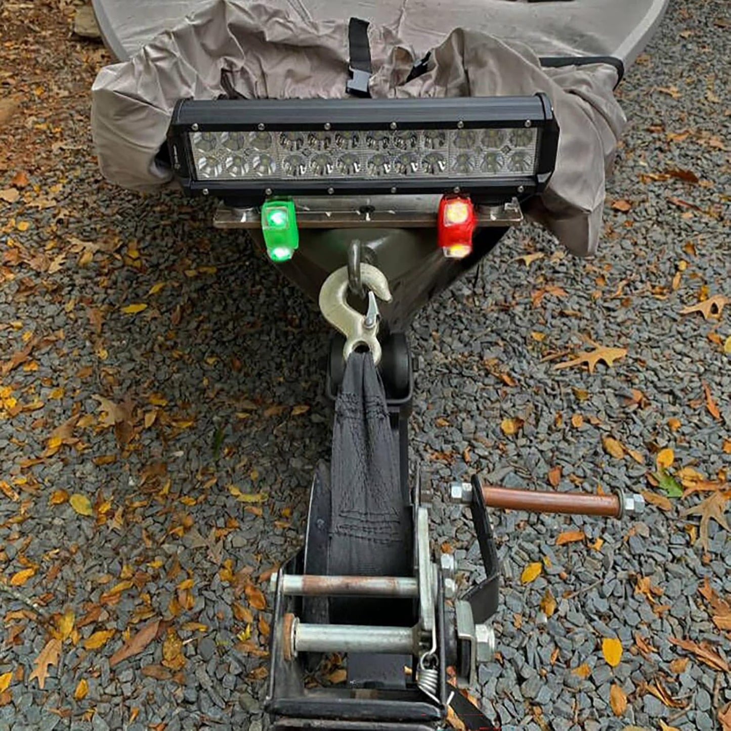 LED navigation light - For bow and stern - LED emergency light - LED night fishing light - Bike light - Outdoor bike light - Warning tail light - Night riding light - 5 3-colour