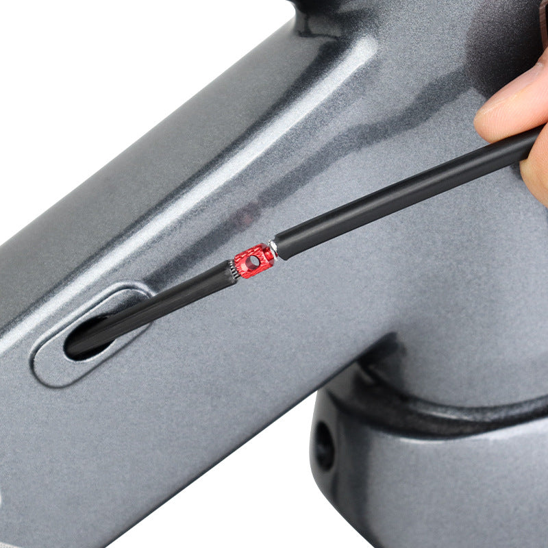 Connectors - 4 pieces - Tools for internal bike cable routing - Screw thread couplings for brake lines - Cable guide accessories - For switching bike frames