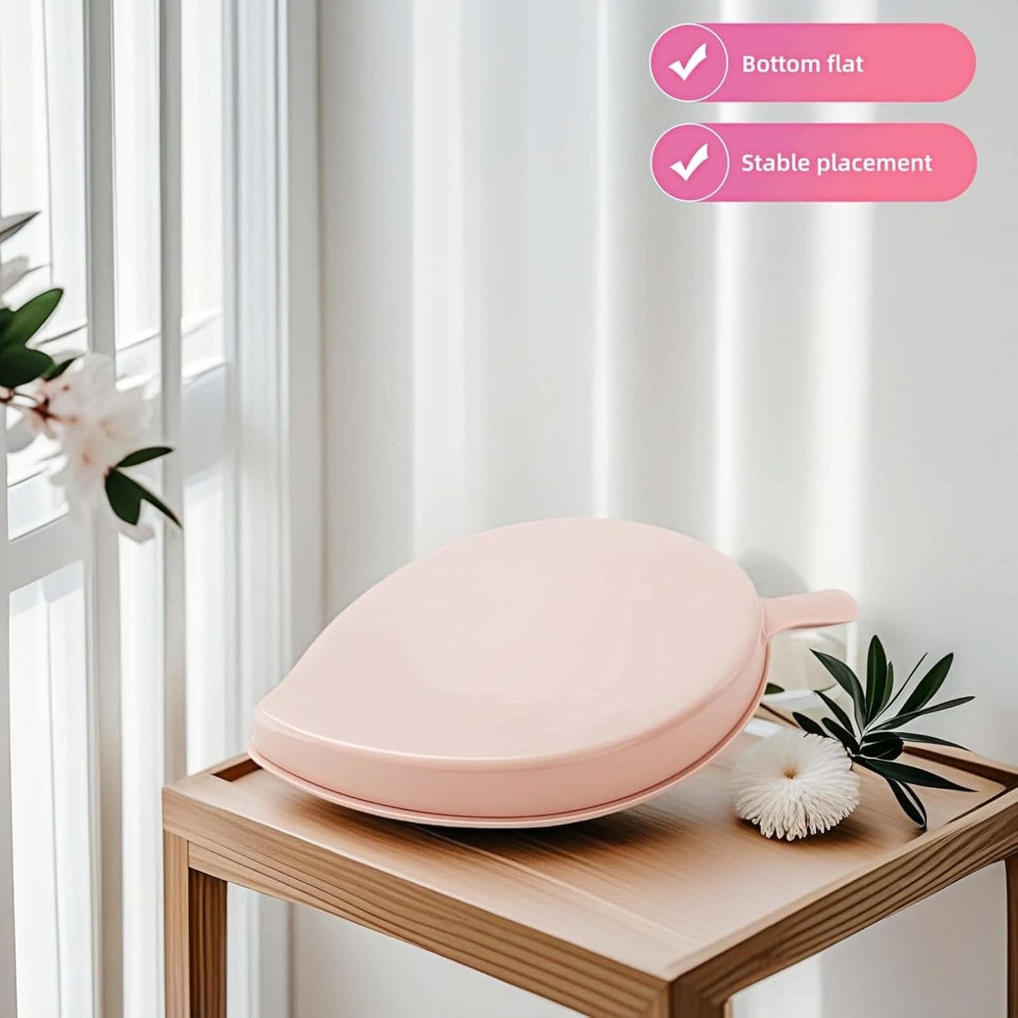 Soap dish set in leaf shape - soap dish and draining rack with double layer leaf design - removable wall-mounted storage rack suitable for showers - no drilling required (light green/blue/pink)