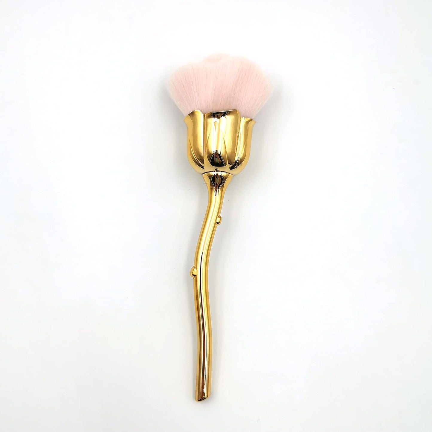 Cleaning Brush - Pink Rose Soft Brush - Suitable for acrylic nail art, manicures, cleaning fabric and can also be used for cutting nails and cleaning makeup brushes, etc. (Pink)