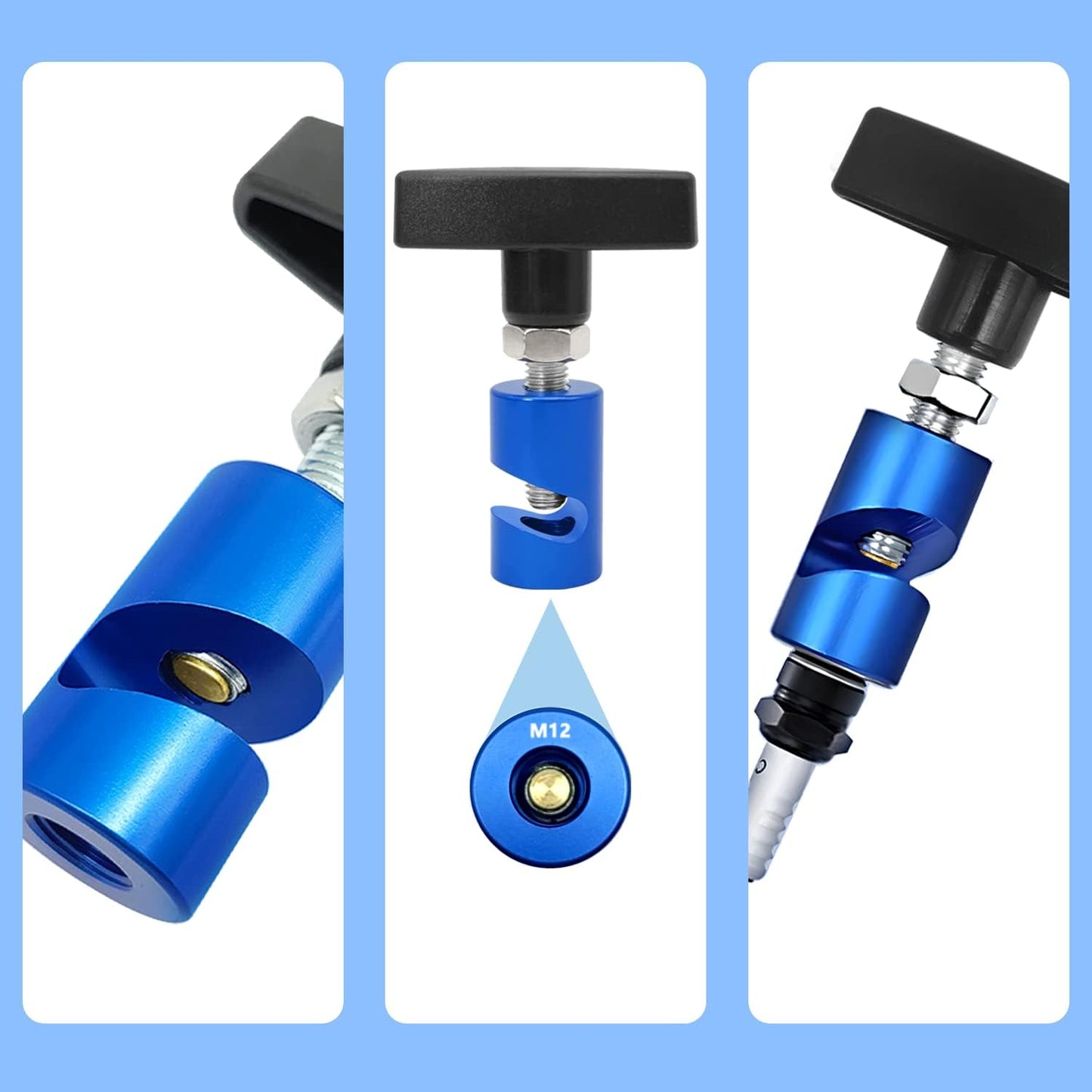 Hefsteunklem - 2 pieces - Bonnet support bar - Boot support - Non-slip device - Lifting bar - Non-slip tool