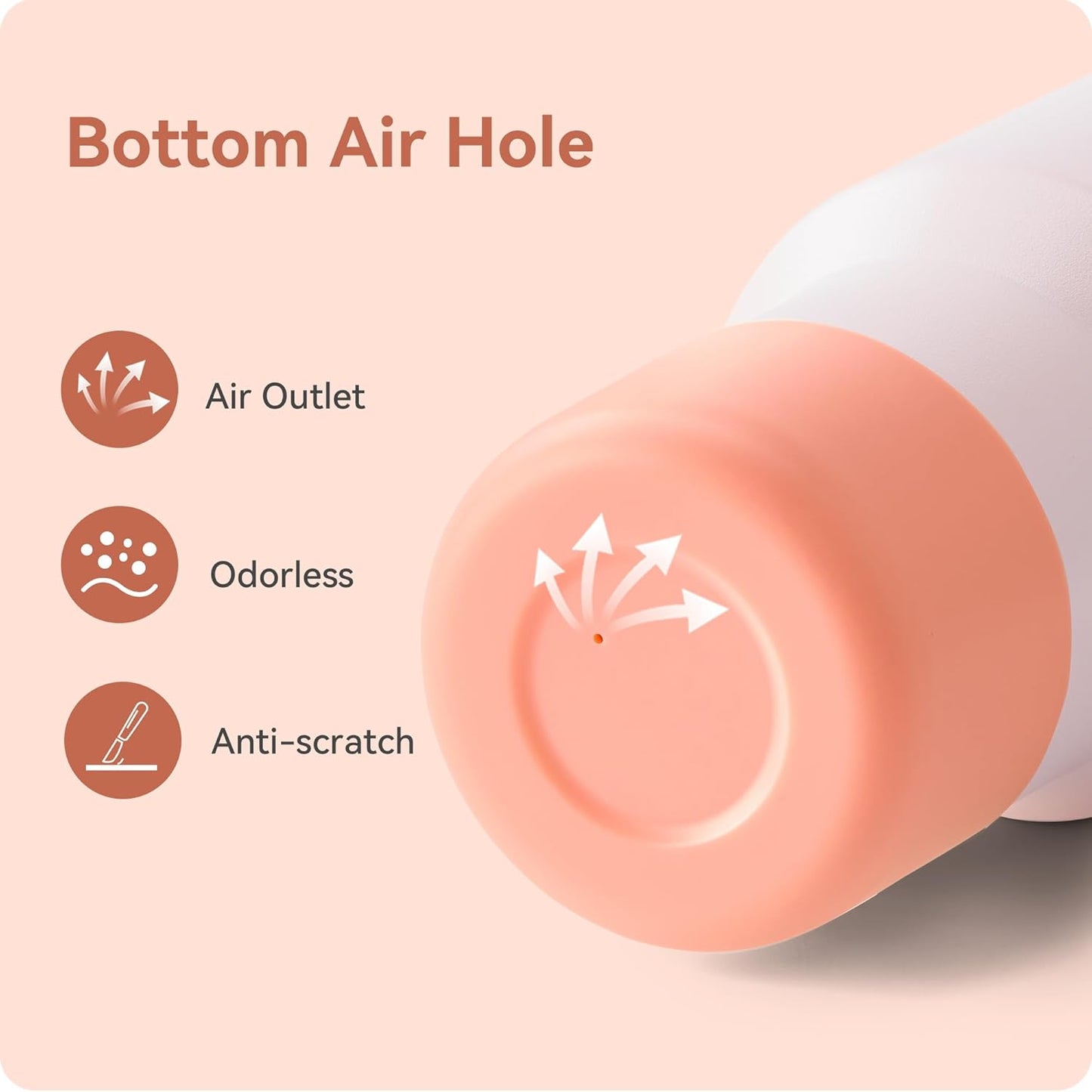 2 Pack Silicone Boot Covers | Compatible with Stanley IceFlow 16/24/30oz, Quencher H2.0 14-30oz & ProTour Flip 14/30oz | 2.75-2.85" Base | Non-Slip | Food-Grade BPA-Free (Baby Pink)