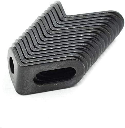 Biaungdo 18x18x30mm/0.7"x0.7"x1.2" Adjustable Right Angle Brackets L-shape Corner Brace Support Black- (15 Pcs)