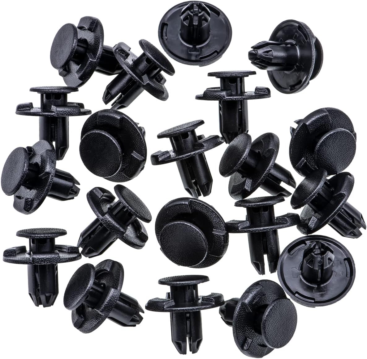 Rexka 20pcs Fender Liner Cowl Grille Bumper Under Cover Clip Push-Type Retainer Compatible with Nissan Infiniti 01553-05933 01553-05323 370Z 350Z Altima GT-R Juke Leaf Murano Quest Q50 Q60 Q70 QX60