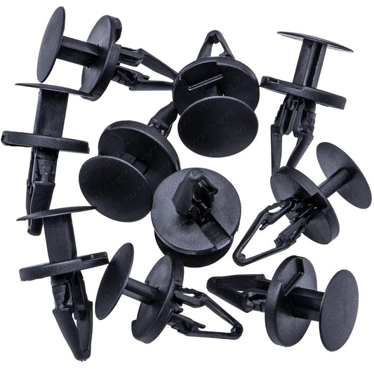 Rexka 10pcs Fender Liner Wheelhouse Liner Bumper Push Tpye Retainer Pin Clips Compatible with GM 11589289 Chrysler 6508863AA Jeep Ram Buick Cadillac Chevrolet GMC Hummer Pontiac Saturn Chrysler Dodge