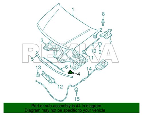 Rexka 10pcs Hood Insulation Pad Retainer Clip Compatible With Nissan Infiniti F5846-30f00 Altima Armada Frontier Leaf Maxima Murano Pathfinder Quest Rogue Sentra Titan Versa Xterra Jx35 Qx56 Qx60 Qx80