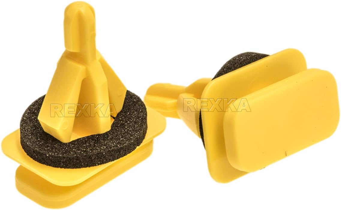 Rexka 10pcs Rocker Wheel Opening Spoiler Moulding Clip 15864780 Compatible with GM Chevy Cadillac GMC Buick Sierra Silverado Acadia Traverse Equinox Camaro Trailblazer XT5 Enclave Envision