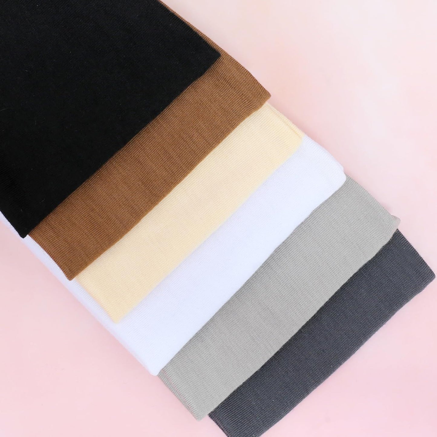 Headbands or Women, Non-Slip, Premium Stretchy Head Bands Hair Accessories,Wear or Yoga, ashion, Working Out, Travel or Running, 6 Pack, Neutral