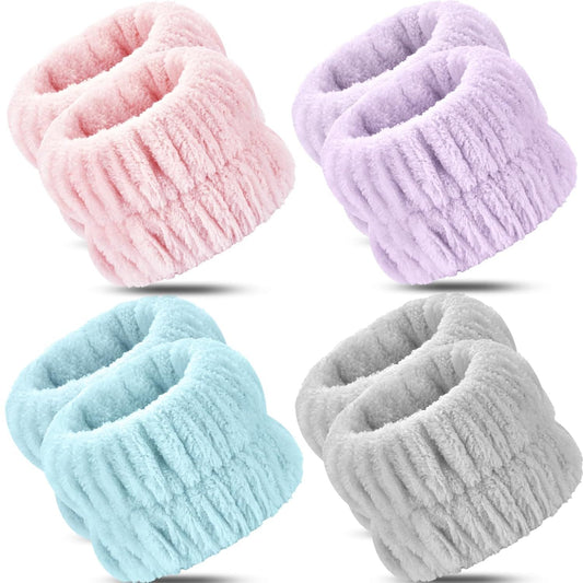 Wrist Bands or Washing ace, 8pcs Spa ace Washing Wristbands, Microiber Arm Wrist Towels, Absorbent Wash Wristbands or Woman Men, Prevent Water rom Spilling Down Your Arms