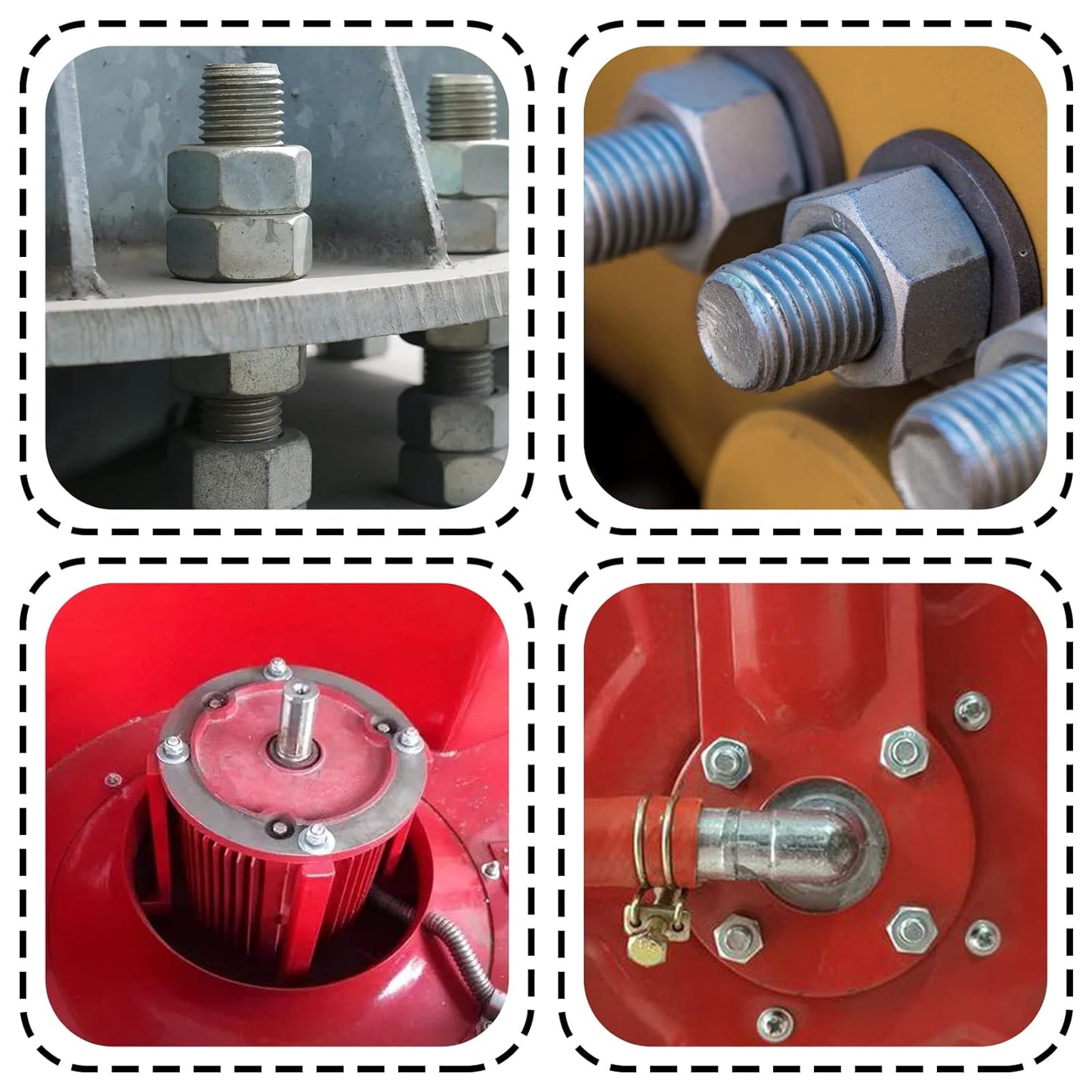 Biaungdo 30 Pcs M6x12mm Stainless Steel Flat Head Hex Socket Cap Bolts Screws Countersunk Connector Fastener