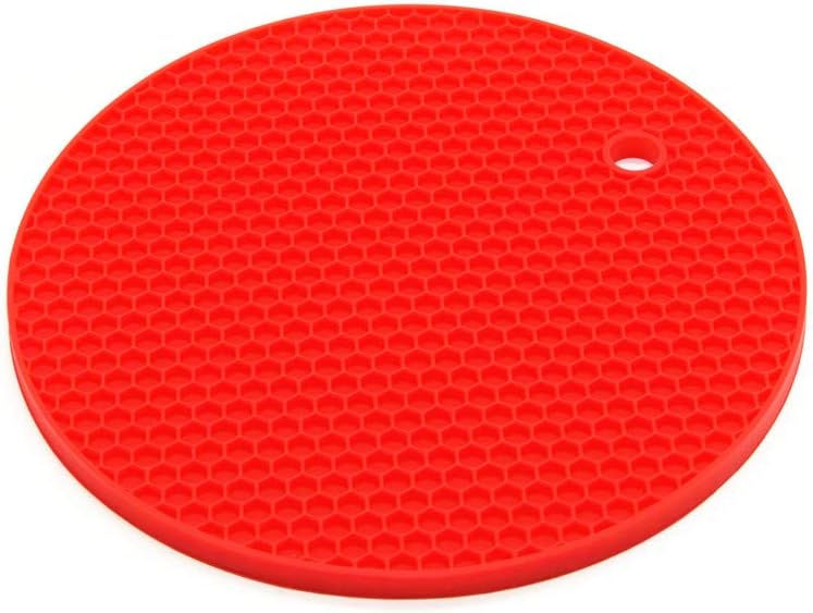 Bangp Silicone Coasters(Set of 4), Trivet Mats,Multipurpose Thermally Insulated Containers, Non-Slip, Flexible, Durable Heat Proof Mats