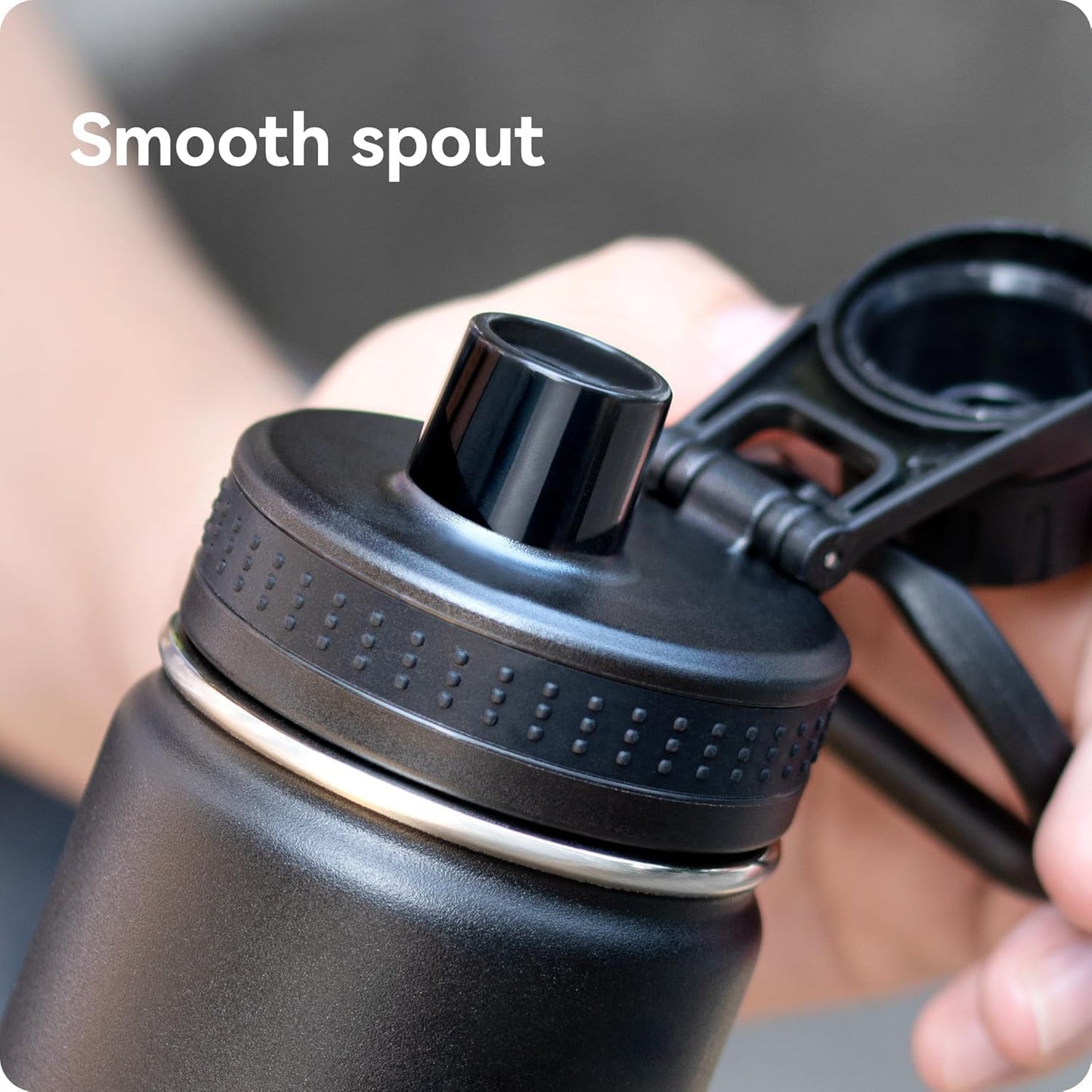 Replacement Spout Lid for Hydro Flask Wide Mouth Bottles (12/16/18/22/32/40/64oz) – 2.28" Leak-Proof Sports Cap Accessory, Secure Fit