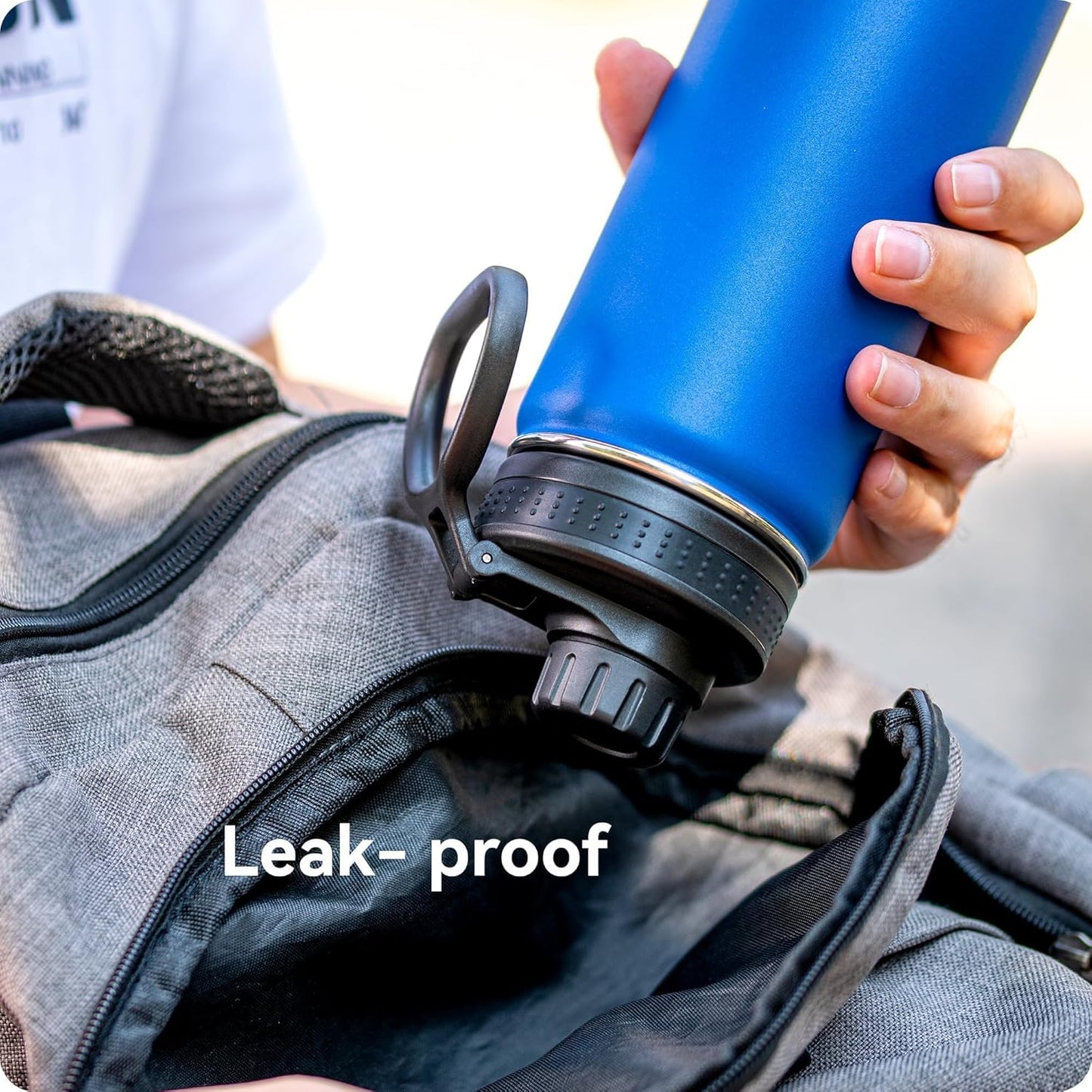 Replacement Spout Lid for Hydro Flask Wide Mouth Bottles (12/16/18/22/32/40/64oz) – 2.28" Leak-Proof Sports Cap Accessory, Secure Fit