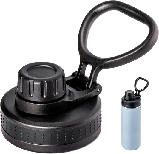 Spout Replacement Lid for Hydrapeak Wide Mouth14 26 32 40 50 Oz Bottles, Chug Lid with Ergonomic Handle, BPA - Free