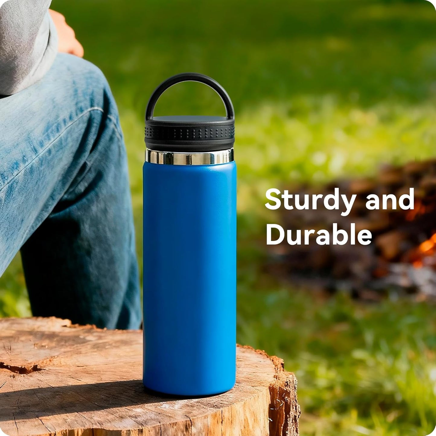 Lid for Hydro Flask12 16 18 20 32 40 64oz Wide Mouth Bottle, Replacement lid for Thermoflask,Iron Flask,Takeya and More 2.28" Wide Mouth Bottles
