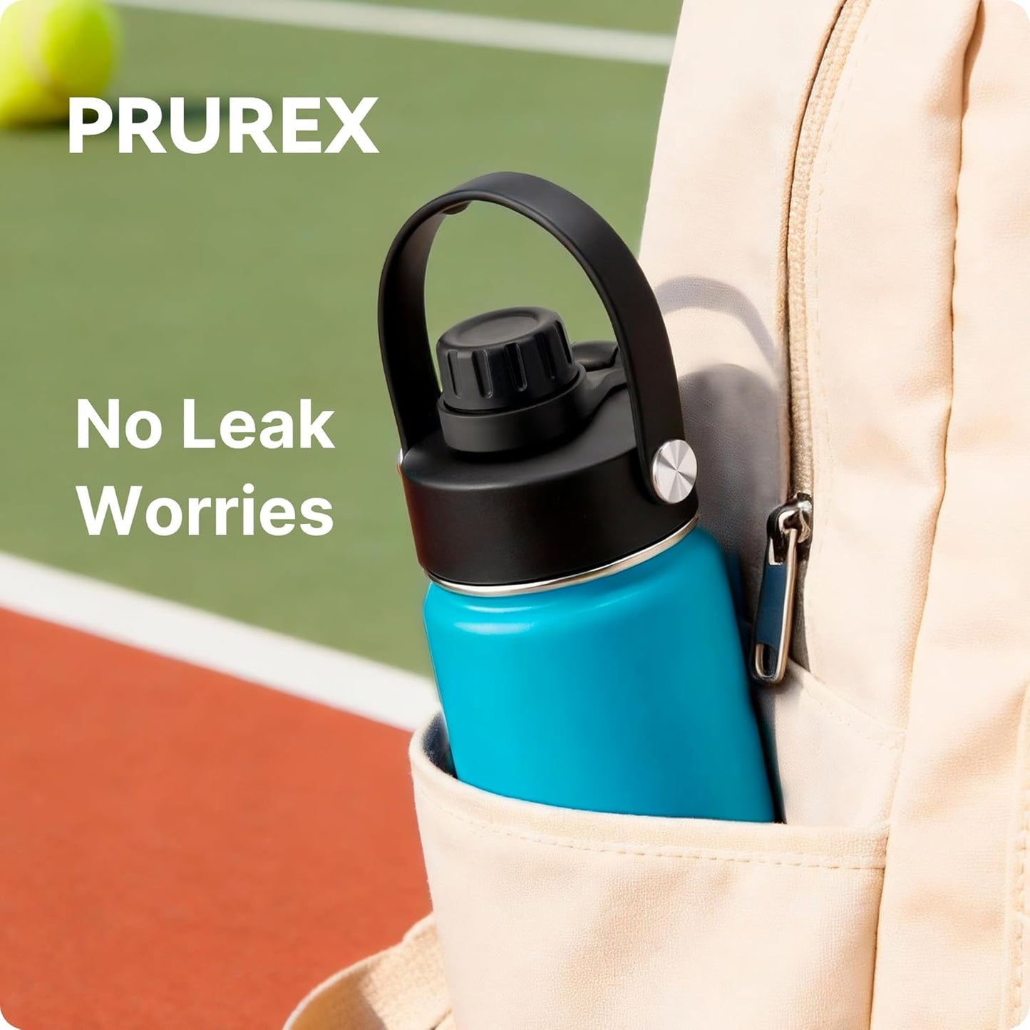 Replacement Chug Cap for ThermoFlask 14/1618/24/32/40 Oz Water Bottles, Wide Mouth Spout Lid, Dishwasher Safe - Ideal for Gym & Travel - Easy Sip