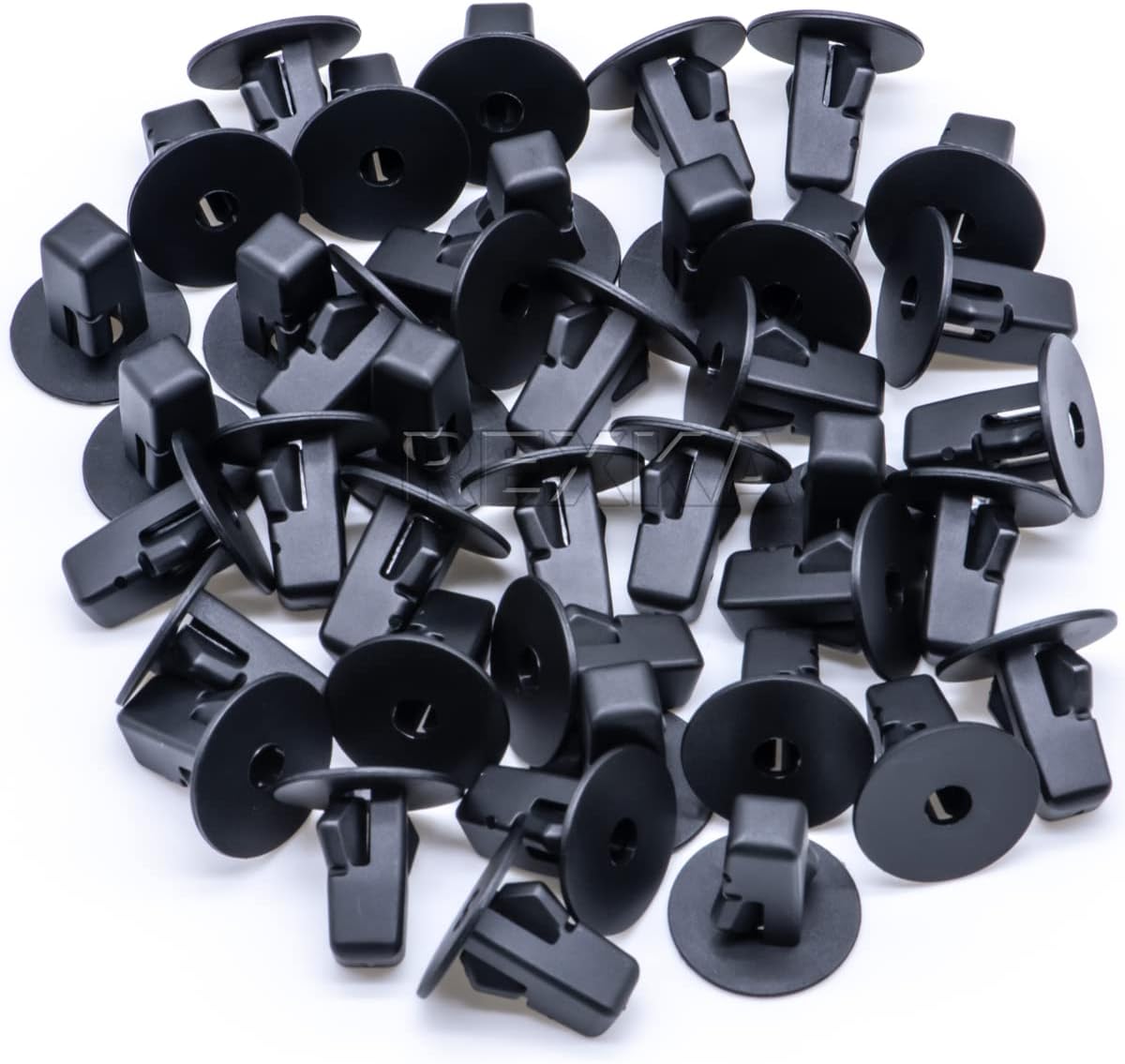 Rexka 40pcs Fender Liner Wheelhouse Liner Mud Guard Nylon Screw Grommet Nut Retainer Compatible with Toyota Lexus 90189-06013 Camry Corolla Highlander Tundra Tacoma Sequoia